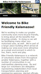Mobile Screenshot of bikefriendlykalamazoo.org
