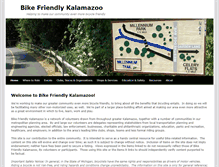 Tablet Screenshot of bikefriendlykalamazoo.org